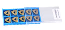 WCMT Inserts, TiN Coated, Carbide, 10 Pcs/Set