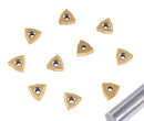 WCMT Inserts, TiN Coated, Carbide, 10 Pcs/Set