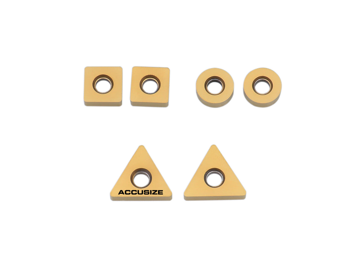 0046-0701, 6 ps/set Carbide Inserts 2 ps TNMA322, 2 ps SNMA 322, 2 ps RNMA 322 for Little Hogger Mills