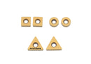 0046-0701, 6 ps/set Carbide Inserts 2 ps TNMA322, 2 ps SNMA 322, 2 ps RNMA 322 for Little Hogger Mills