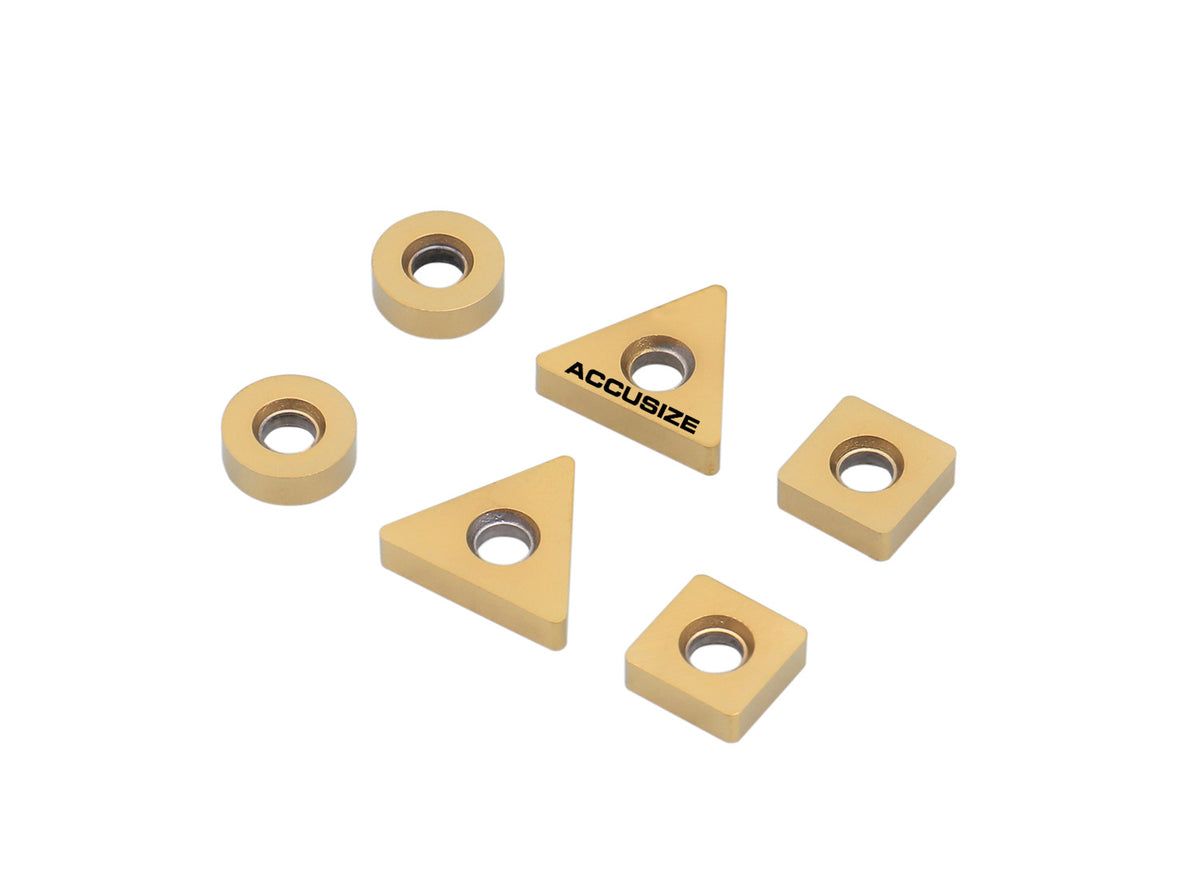 0046-0701, 6 ps/set Carbide Inserts 2 ps TNMA322, 2 ps SNMA 322, 2 ps RNMA 322 for Little Hogger Mills