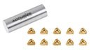 AG60, A60, Carbide Threading Inserts, TiN Coated, 10 Pcs/Box