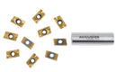 Tin Coated APKT1604 Carbide Inserts, Set of 10 Pieces, 6156-1604x10