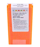 Tin Coated APKT1604 Carbide Inserts, Set of 10 Pieces, 6156-1604x10