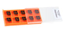 Carbide inserts, CVD + TiN Coating, CCMT, Black/Yellow, 10 ps/box