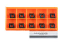 Carbide inserts, CVD + TiN Coating, CCMT, Black/Yellow, 10 ps/box