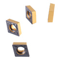 Carbide inserts, CVD + TiN Coating, CCMT, Black/Yellow, 10 ps/box