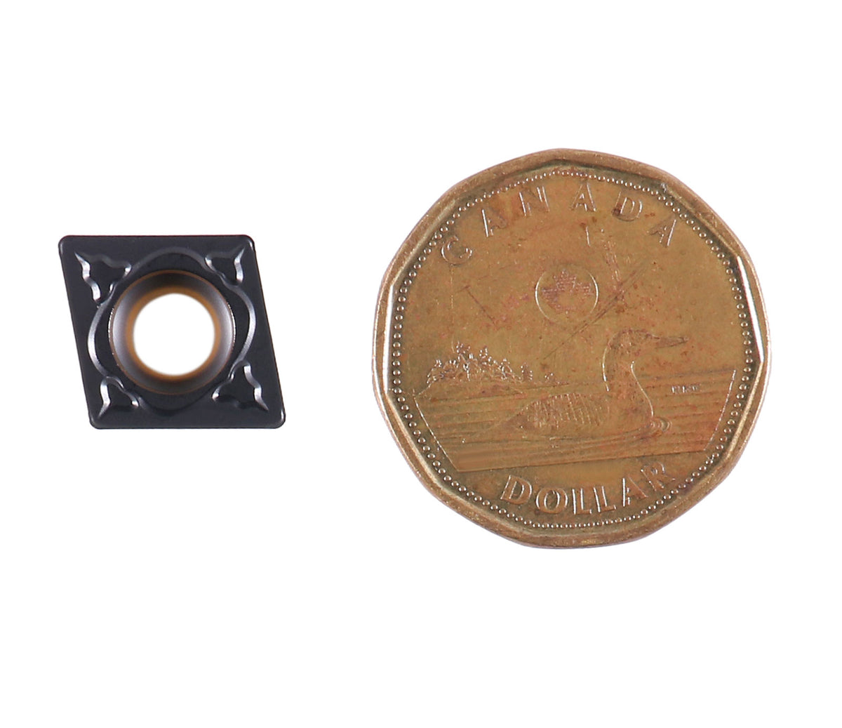 Carbide inserts, CVD + TiN Coating, CCMT, Black/Yellow, 10 ps/box