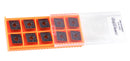Carbide inserts, CVD Coating, CNMG, Black/Yellow, 10 ps/box