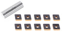 Carbide inserts, CVD Coating, CNMG, Black/Yellow, 10 ps/box