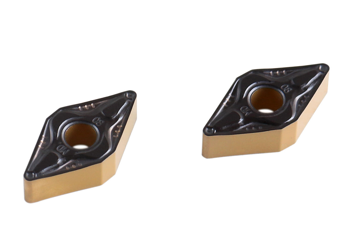 DNMG332, 432 & 442 Carbide Inserts, CVD Coated, Black/Yellow, 10 ps/box