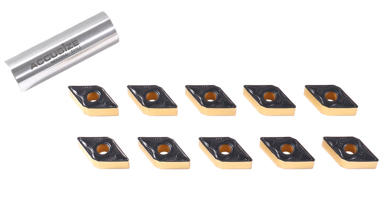 DNMG432 Inserts en carbure, revêtement CVD, noir/jaune, 10 ps/boîte