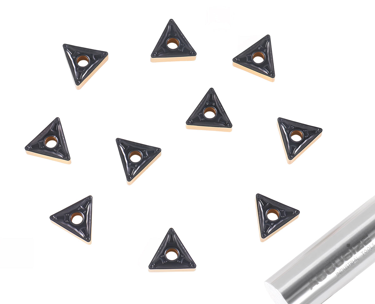 TNMG Carbide Inserts, CVD Coated, Black/Yellow, 10 ps/box