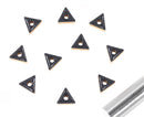 TNMG Carbide Inserts, CVD Coated, Black/Yellow, 10 ps/box