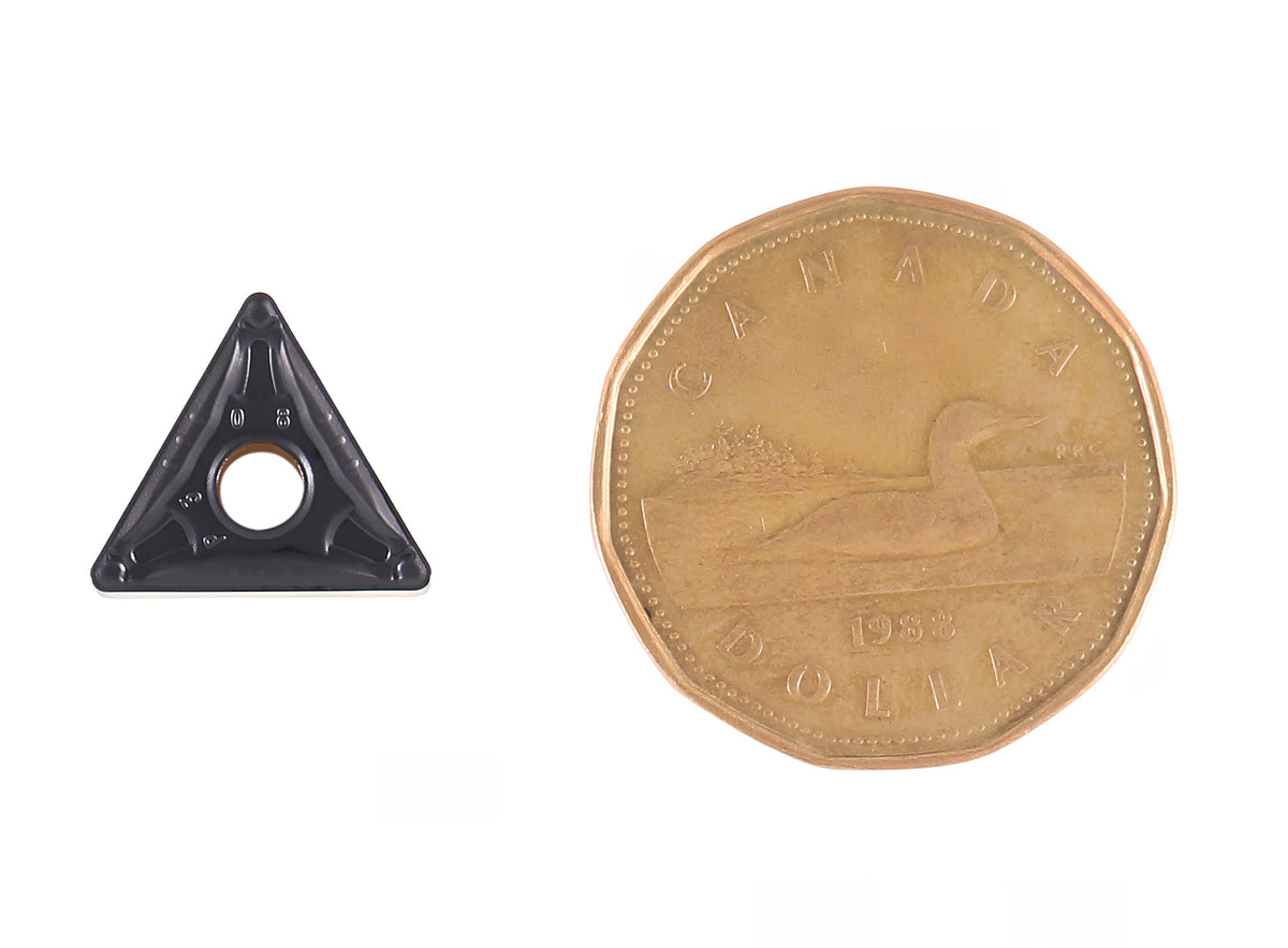 TNMG Carbide Inserts, CVD Coated, Black/Yellow, 10 ps/box
