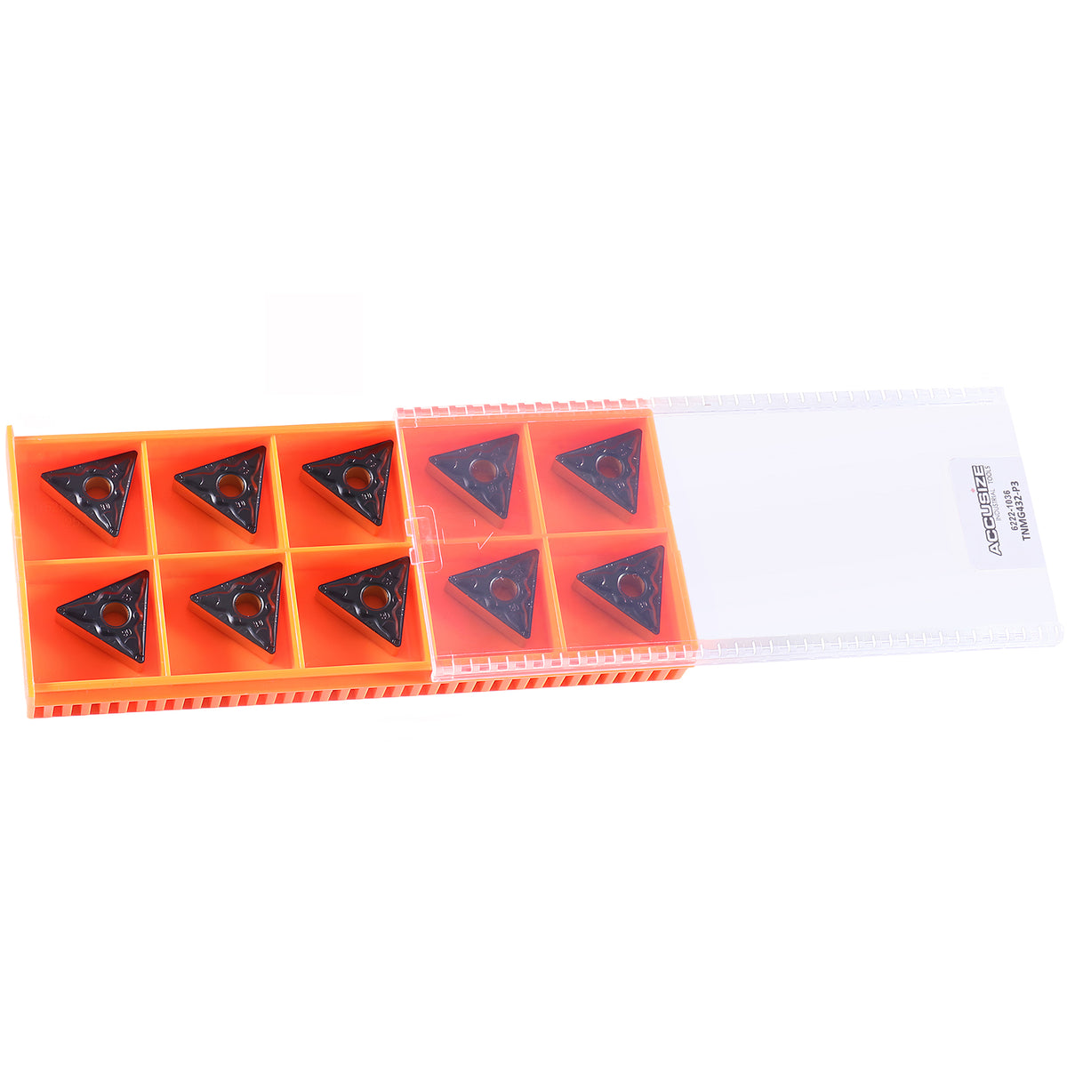 6222-1036 Tools Carbide Inserts, TNMG432 CVD Coating, Pack of 10