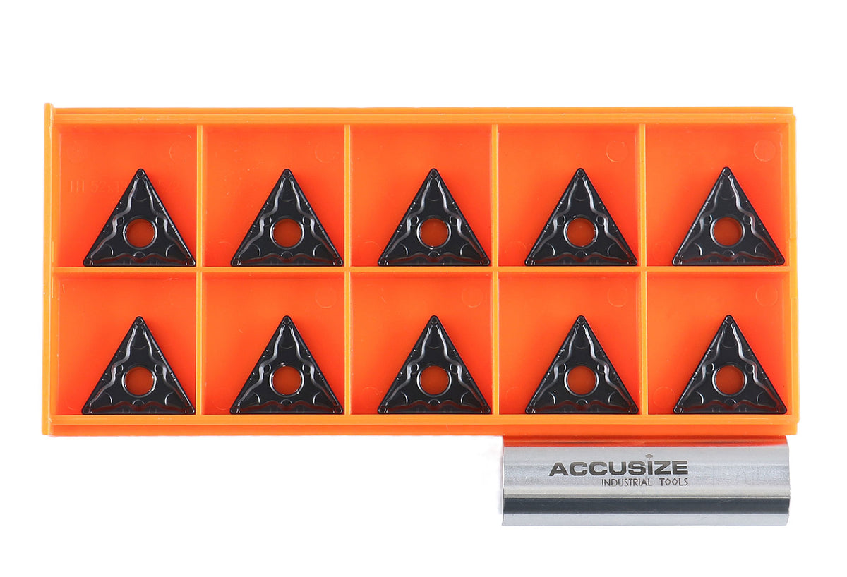 6222-1036 Tools Carbide Inserts, TNMG432 CVD Coating, Pack of 10