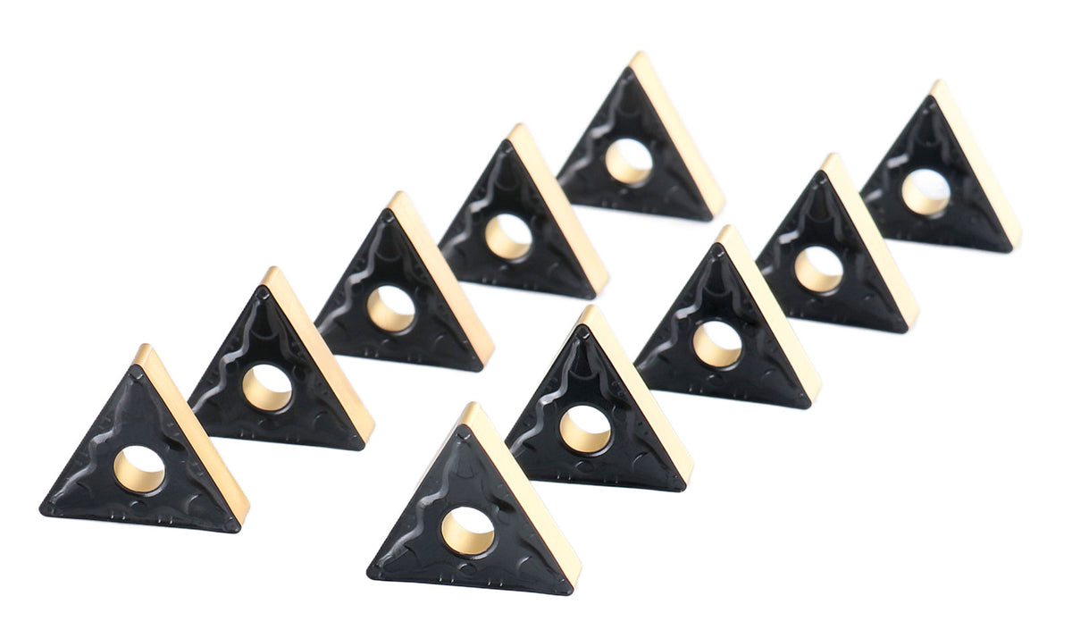 6222-1036 Tools Carbide Inserts, TNMG432 CVD Coating, Pack of 10