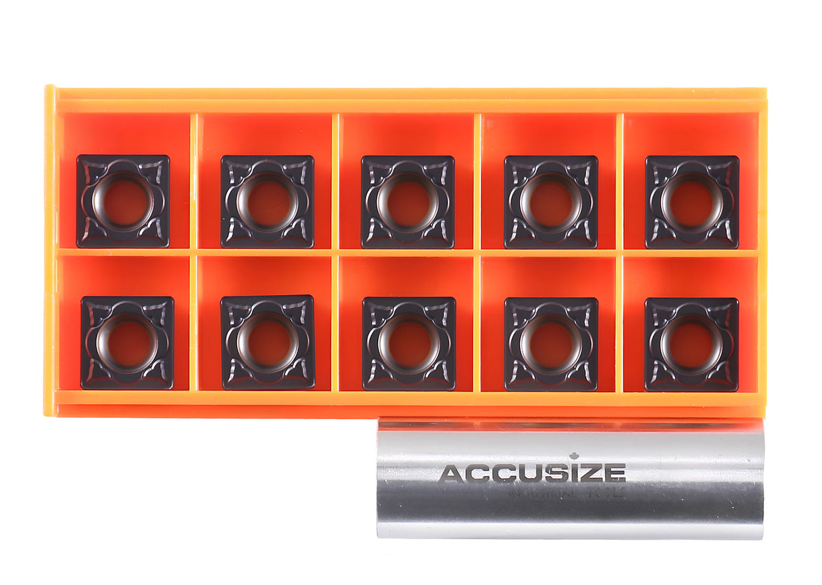 SCMT432 Carbide Inserts 10pcs/set, CVD coated, TiN Coated or Uncoated BU810