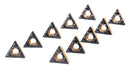 Carbide Inserts, TCMT, TiN / CVD Coated, 10 PCS/SET