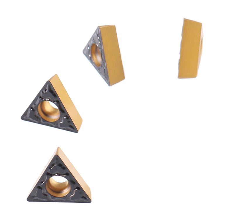 Carbide Inserts, TCMT, TiN / CVD Coated, 10 PCS/SET