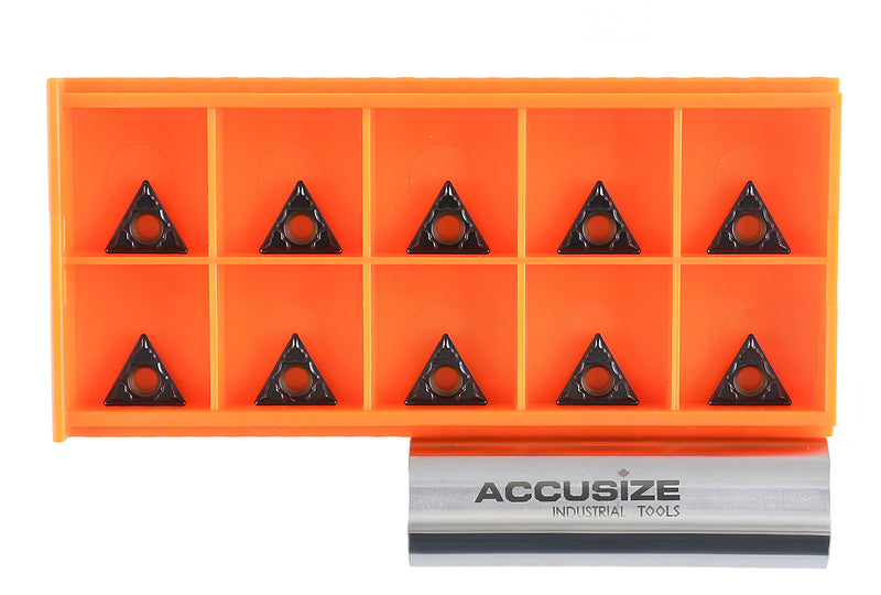 Carbide inserts, CVD Coating, TCMT, Black/Yellow, 10 ps/box