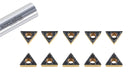 Carbide inserts, CVD Coating, TCMT, Black/Yellow, 10 ps/box