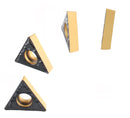 Carbide inserts, CVD Coating, TCMT, Black/Yellow, 10 ps/box