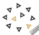 TCMT32.51 Cvd Coated Carbide Inserts, Black and Yellow, 10 Pcs/Box, 6224-1034