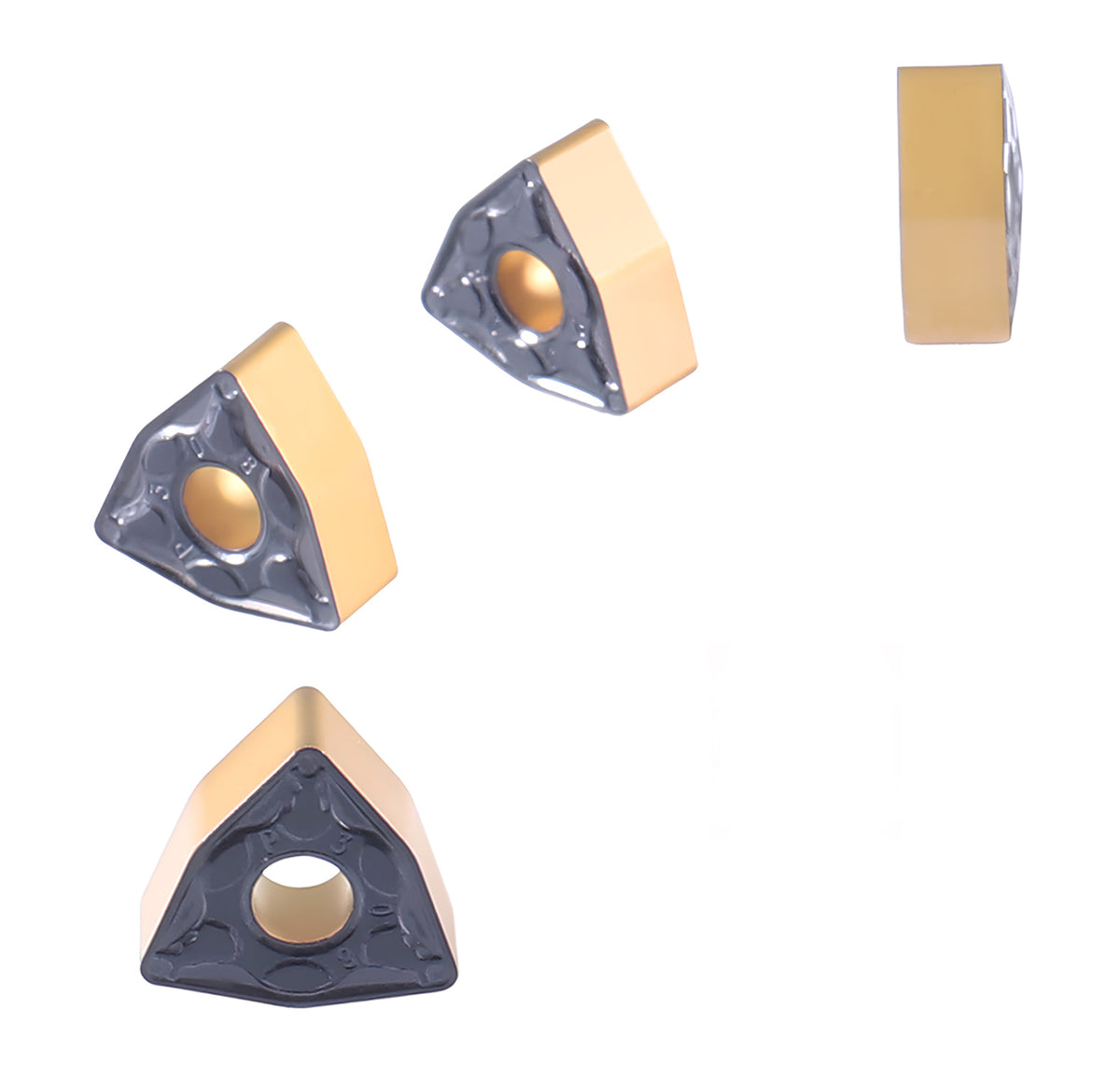Carbide inserts, CVD Coating, WNMG, Black/Yellow, 10 ps/box