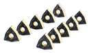Wnmg432 Carbide Inserts Cvd Coating, Black/Yellow, 6233-1022