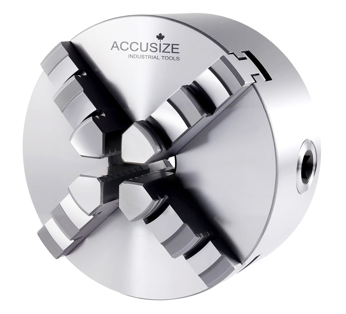 5"/125mm High Precision 4-Jaw Self-Centering Lathe Chuck, 6557-0005