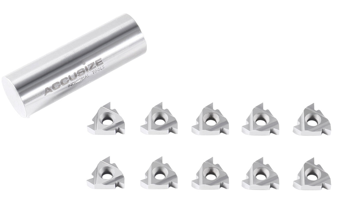 11ER A60-LH, 16ER A60-LH, Carbide Threading Inserts for Cutting Aluminum , 10 Pcs/Box
