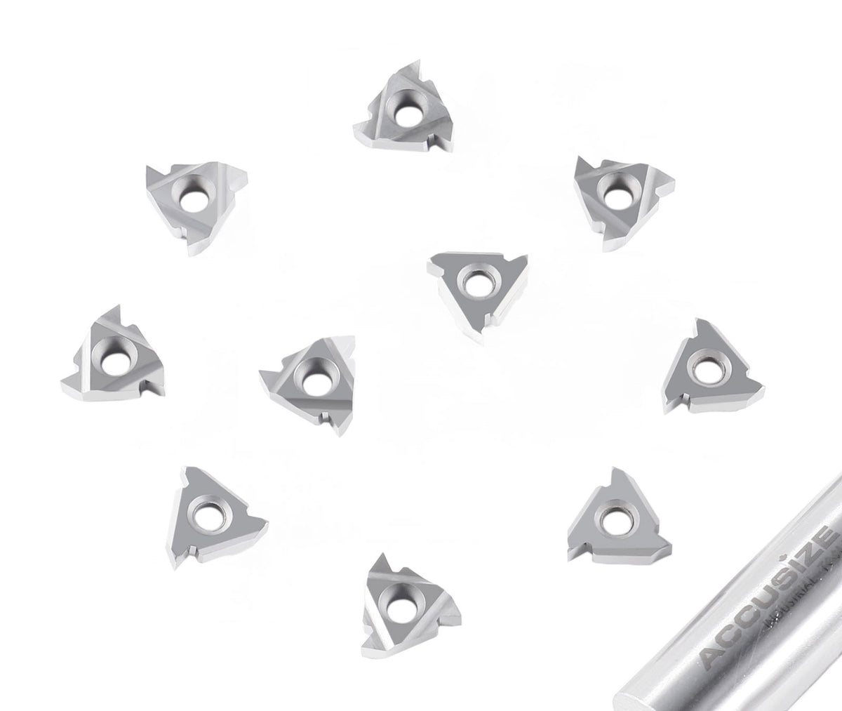 11ER A60-LH, 16ER A60-LH, Carbide Threading Inserts for Cutting Aluminum , 10 Pcs/Box