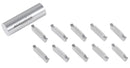 Inserts en carbure coupés à double extrémité pour couper l'aluminium, 10pcs/set