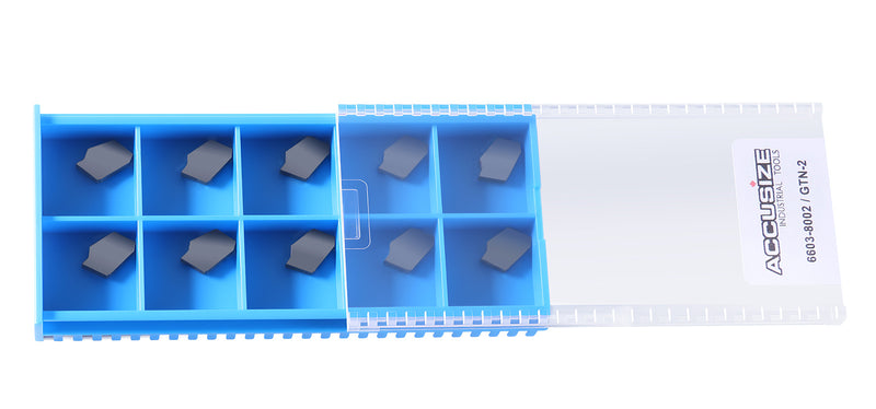 Inserts en carbure GTN, revêtus de Tin 10 Pcs/boîte