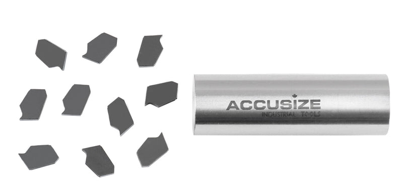 Inserts en carbure GTN, revêtus de Tin 10 Pcs/boîte
