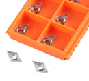 DCGT Carbide Inserts uncoated, cutting Aluminum, 10 Pcs/Box