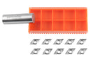 DCGT Carbide Inserts uncoated, cutting Aluminum, 10 Pcs/Box