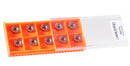 Accusize Industrial Tools RCGT320-AF Carbide Inserts, 10 Pcs, Cutting Aluminum, 6624-1010x10