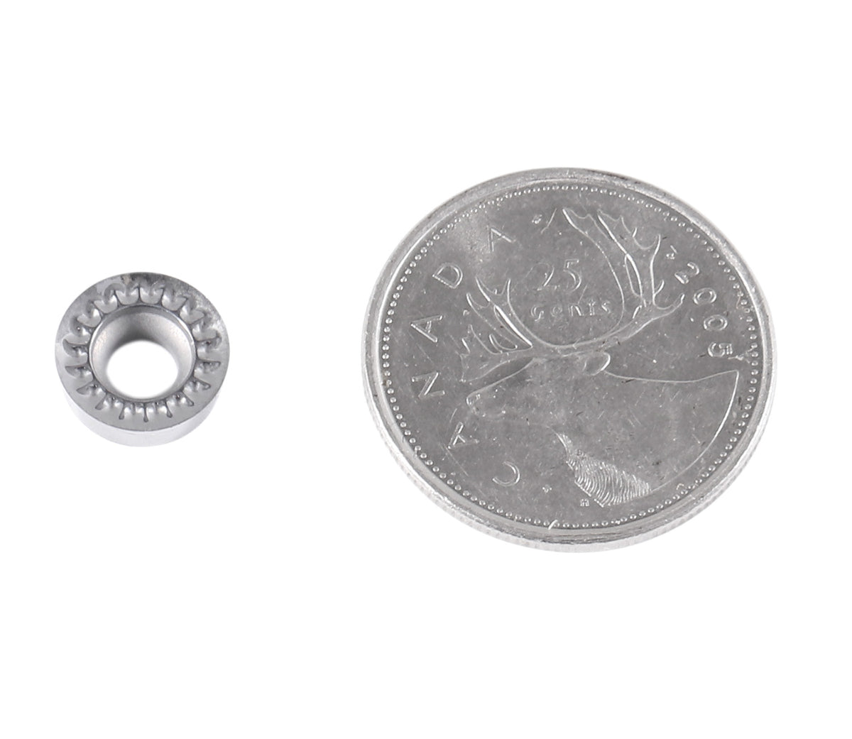 Accusize Industrial Tools RCGT320-AF Carbide Inserts, 10 Pcs, Cutting Aluminum, 6624-1010x10