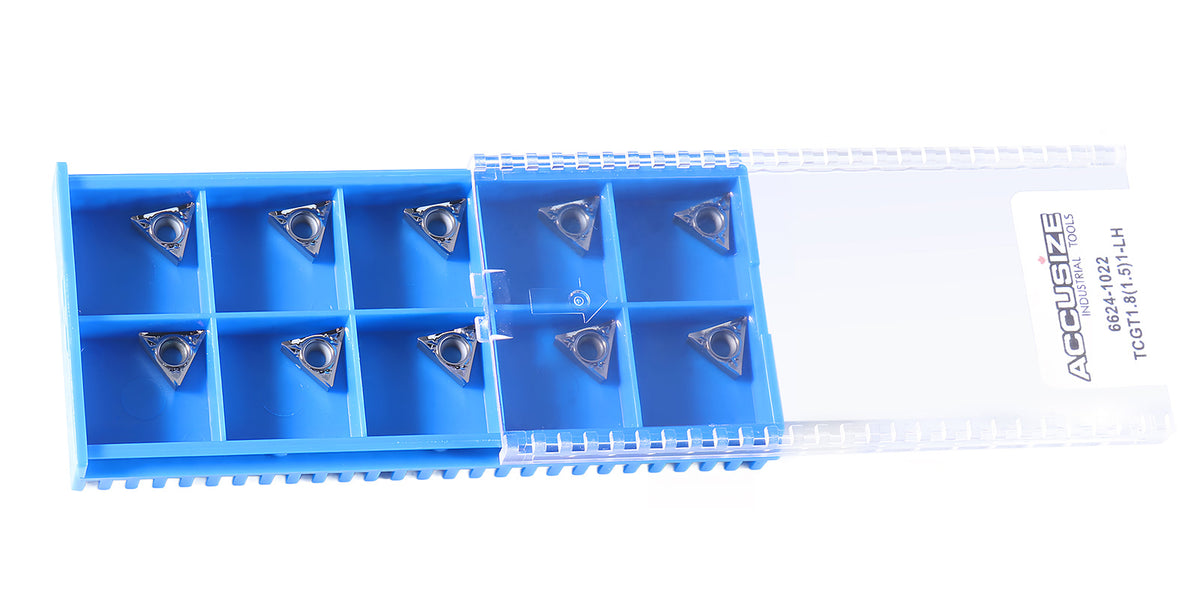 Inserts en carbure, TCMT, revêtu de Tin, 10 PCS/SET