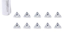 Carbide Inserts, TCGT, for Machining Aluminum, 10 Pcs/Set