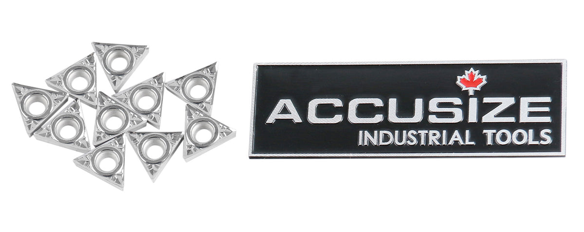Inserts en carbure, TCMT, revêtu de Tin, 10 PCS/SET