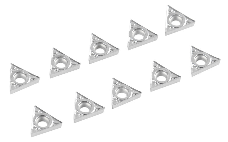 Inserts en carbure, TCMT, revêtu de Tin, 10 PCS/SET