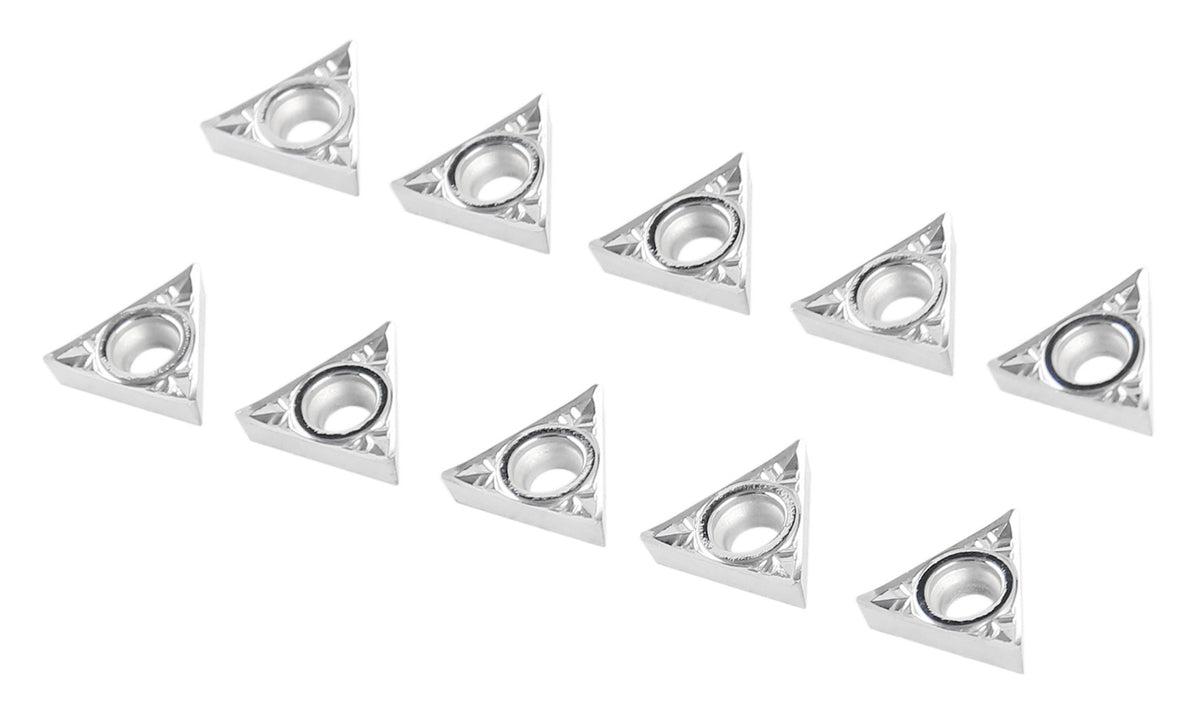 Inserts en carbure, TCMT, revêtu de Tin, 10 PCS/SET