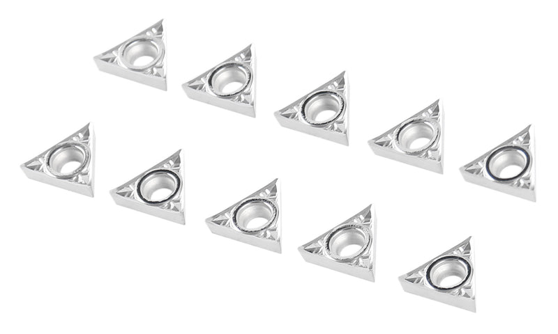 Inserts en carbure, TCMT, revêtu de Tin, 10 PCS/SET