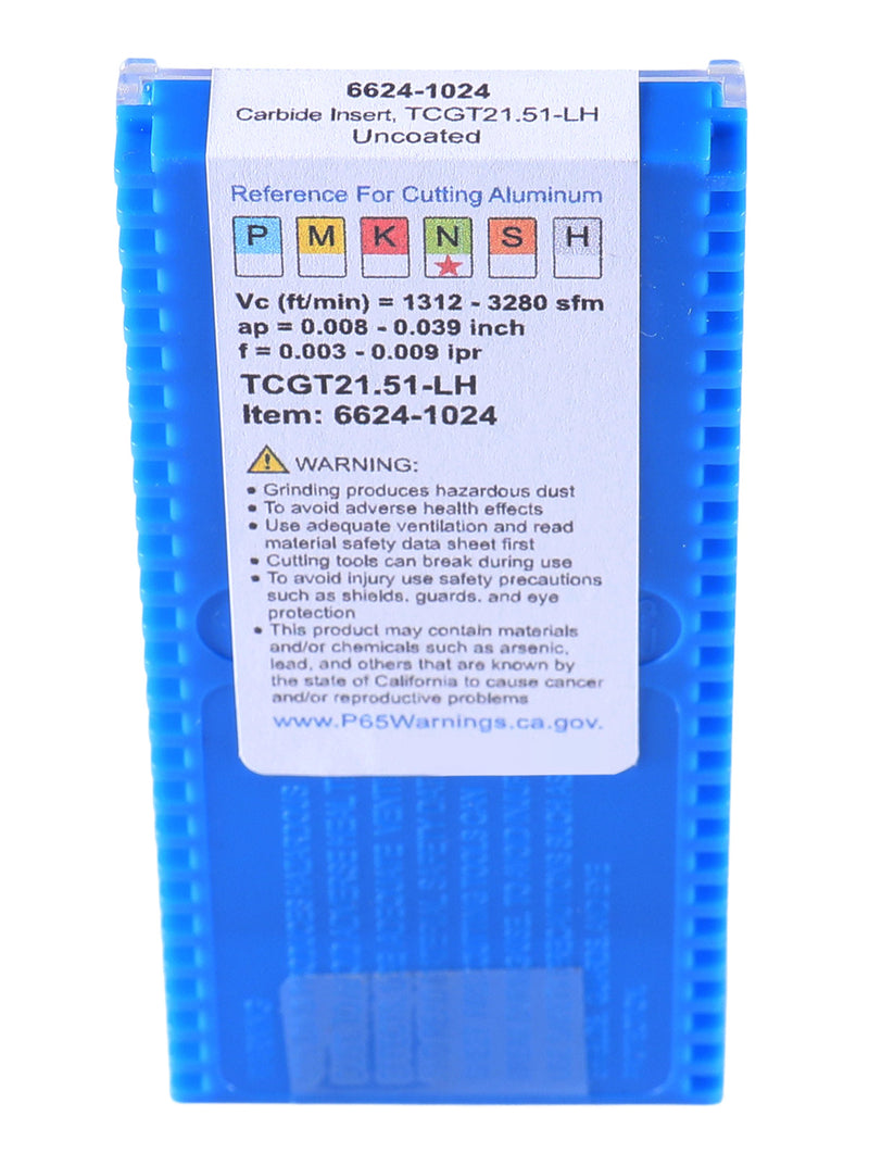 Inserts en carbure, TCMT, revêtu de Tin, 10 PCS/SET
