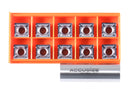 SCMT432 Carbide Inserts 10pcs/set, CVD coated, TiN Coated or Uncoated BU810