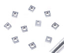 SCMT432 Carbide Inserts 10pcs/set, CVD coated, TiN Coated or Uncoated BU810